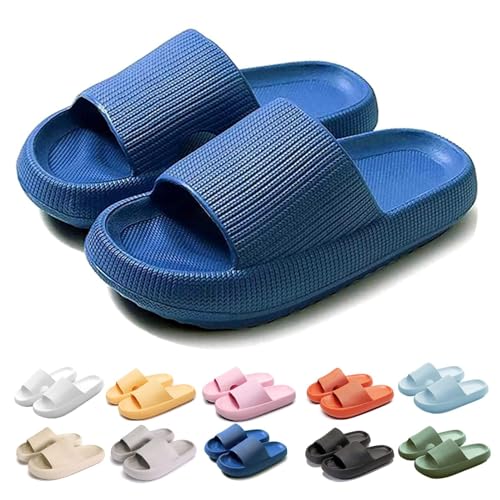 Gyagalre Orthoslipper Original, Cozyslides Original Für Maximalen Komfort, Wolkenschuhe Hausschuhe Damen Herren Slipper (Blue, Erwachsene, 42, Numerisch (von/bis), EU Schuhgrößensystem, 43, Breit) von Gyagalre