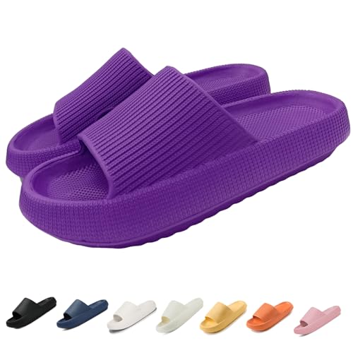 Orthoslipper Original, Orthoslipper Das Original, Superweiche, Rutschfeste Badeschuhe für Kinder und Erwachsene (Dunkellila, Erwachsene, Damen, 36, Numerisch (von/bis), EU Schuhgrößensystem, 37, M) von Gyagalre