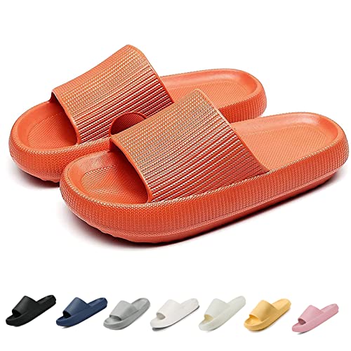 Orthoslipper Original, Orthoslipper Das Original, Superweiche, Rutschfeste Badeschuhe für Kinder und Erwachsene (Orange Farbe, Erwachsene, Damen, 42, Numerisch (von/bis), EU Schuhgrößensystem, 43, M) von Gyagalre