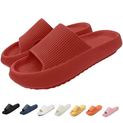 Orthoslipper Original, Orthoslipper Das Original, Superweiche, Rutschfeste Badeschuhe für Kinder und Erwachsene (Tiefrot, Erwachsene, Damen, 36, Numerisch (von/bis), EU Schuhgrößensystem, 37, M) von Gyagalre