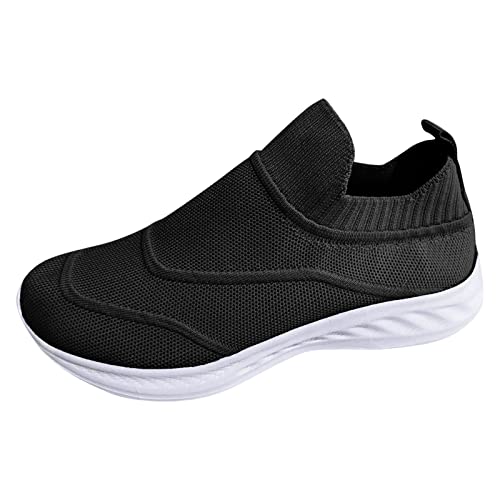 Damen Turnschuhe Sneaker Schuhe Casual Fashion Joggingschuhe Leicht Turnschuhe Anti-Rutsch Atmungsaktives Vermascht Walkingschuhe Outdoor Fitness Erhöhte Dämpfung Und Entlastung Der Füße von Gyaimxfu