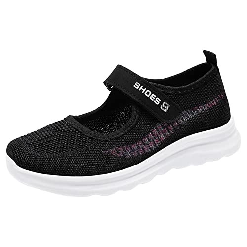 Damen Turnschuhe Sneaker Schuhe Casual Krankenschwester Schuhe Bequeme Fashion Joggingschuhe Atmungsaktives Vermascht Walkingschuhe Sportschuhe Erhöhte Dämpfung Und Entlastung Der Füße von Gyaimxfu