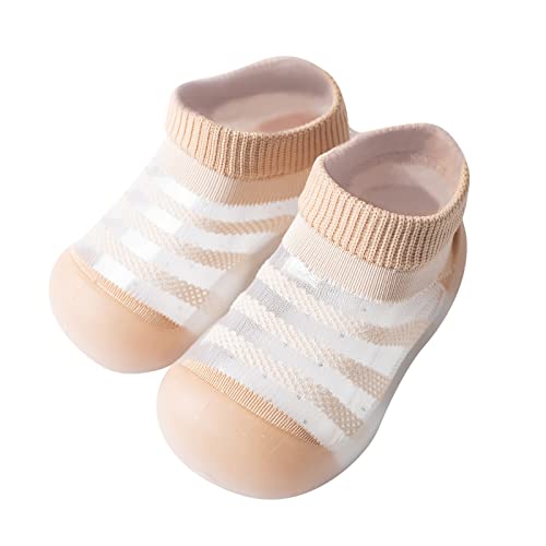 Gyaimxfu Baby Sockenschuhe Unisex Freizeitschuhe Lauflernschuhe Kinder Niedlicher Cartoon rutschfeste Hüttenschuhe Krabbelschuhe Babysocken Gummisohle Indoor Socken Schuhe Warm Für Mädchen Junge von Gyaimxfu