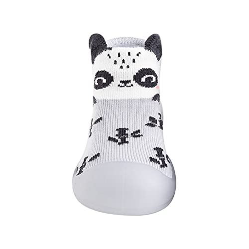 Gyaimxfu Baby Sockenschuhe Unisex Niedlicher Cartoon Krabbelschuhe Babysocken Warm Weicher Weicher Stricken Sockenschuhe Gummisohle rutschfeste Hüttenschuhe Indoor Socken Schuhe Für Mädchen Junge von Gyaimxfu