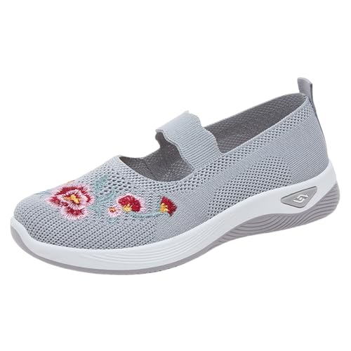 Gyaimxfu Blitzangebote des Tages，Sneaker Damen - Sommer Diabetiker Schuhe - Leicht OrthopäDische Schuhe Leicht Walkingschuhe Breite Fuß Bequeme Outdoor Sportschuhe Turnschuhe Laufschuhe von Gyaimxfu