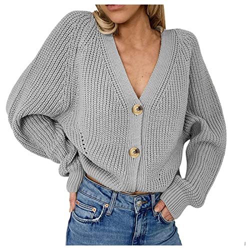 Gyaimxfu Damen Strickjacke Lang Leicht V-Ausschnitt Gemütlich Freizeitjacke Taschen Strickjacke Langarm Einfrabige Strickcardigan Top Passform Große Größen Strickjacke Feinstrickjacke Gyaimxfu Damen Strickjacke Lang Leicht V-Ausschnitt Gemütlich Freizeitjacke Taschen Strickjacke Langarm Einfrabige Strickcardigan Top Passform Große Größen Strickjacke Feinstrickjacke von Gyaimxfu