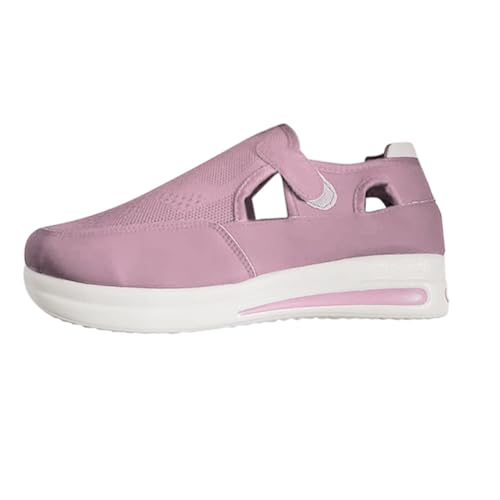 Gyaimxfu Damen Turnschuhe Sneaker Schuhe Bequeme Krankenschwester Schuhe Casual Weite H Sommerschuhe Atmungsaktives Vermascht Walkingschuhe Sportschuhe Erhöhte Dämpfung Und Entlastung Der Füße von Gyaimxfu