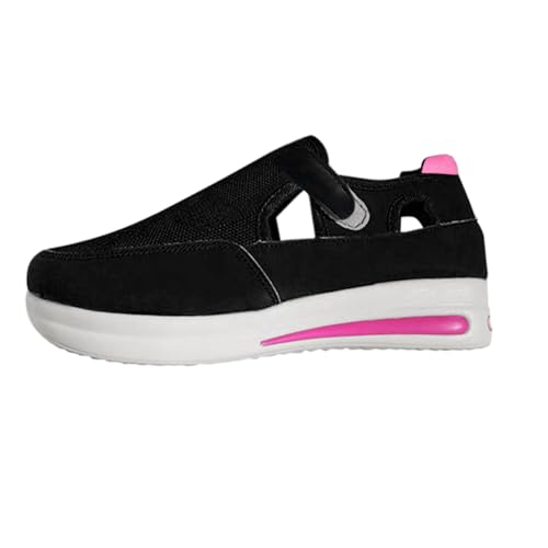 Gyaimxfu Damen Turnschuhe Sneaker Schuhe Bequeme Krankenschwester Schuhe Casual Weite H Sommerschuhe Atmungsaktives Vermascht Walkingschuhe Sportschuhe Erhöhte Dämpfung Und Entlastung Der Füße von Gyaimxfu