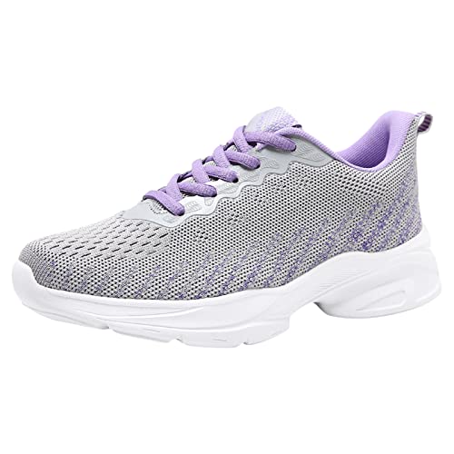 Gyaimxfu Damen Turnschuhe Sneaker Schuhe Leicht rutschfest Turnschuhe Bequeme Schuhe Mit Weicher Sohle Atmungsaktives Vermascht Walkingschuhe Sportschuhe Erhöhte Dämpfung Und Entlastung Der Füße von Gyaimxfu