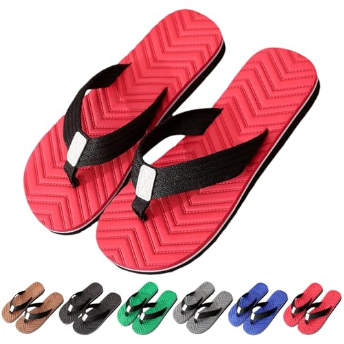 Gyaimxfu Flip-On Zehentrenner Herren Flip Flops Badelatschen Strandschuhe Duschlatschen Freizeit Zehenstegpantolette Beach Sandalen, 38-43 EU Gyaimxfu Flip-On Zehentrenner Herren Flip Flops Badelatschen Strandschuhe Duschlatschen Freizeit Zehenstegpantolette Beach Sandalen, 38-43 EU von Gyaimxfu