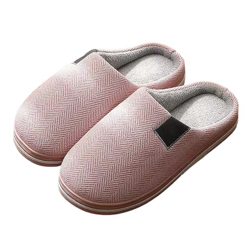 Gyaimxfu Hausschuhe Damen Herren Winter Plüsch Pantoffeln rutschfeste Unisex Warm Hausschlappen Filzpantoffeln Frauen Bequeme Slippers von Gyaimxfu