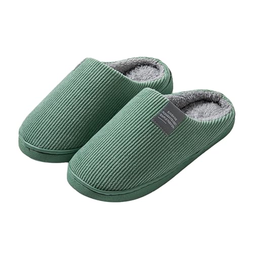 Gyaimxfu Hausschuhe Damen Herren Winter Plüsch Pantoffeln rutschfeste Unisex Warm Hausschlappen Filzpantoffeln Frauen Bequeme Slippers von Gyaimxfu