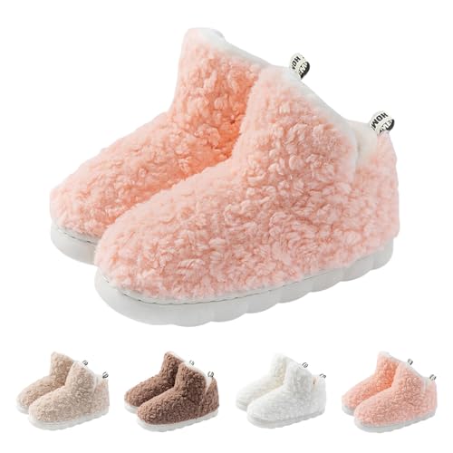 Gyaimxfu Hausschuhe Damen Herren Winter Warm Rutschfeste Damenschuhe Neuheit Lustige Hausschuhe Niedlich PlüSch Slippers Weiches Flauschiges Filzhausschuhe Memory Foam Flauschige von Gyaimxfu