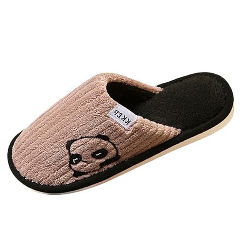Gyaimxfu Hausschuhe Damen Winter Plüsch Pantoffeln Herren Warm Filzpantoffeln Frauen Bequeme Filzhausschuhe Filz Slippers Unisex Neue 2025 von Gyaimxfu