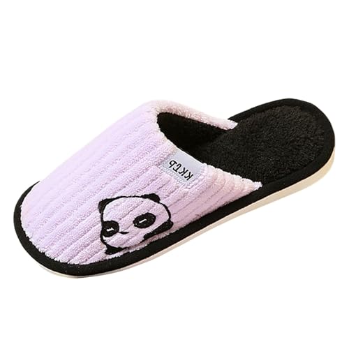 Gyaimxfu Hausschuhe Damen Winter Plüsch Pantoffeln Herren Warm Filzpantoffeln Frauen Bequeme Filzhausschuhe Filz Slippers Unisex Neue 2025 von Gyaimxfu