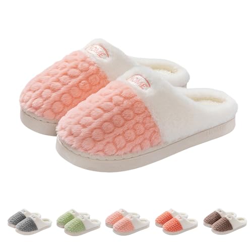 Gyaimxfu Hausschuhe Damen Winter Plüsch Pantoffeln Herren Warme Filzpantoffeln Unisex Bequeme Rutschfest Slippers Flauschige Baumwolle Hausschuhe Fleece House Pantoffeln Innen Und Außen Zuhause Neue von Gyaimxfu