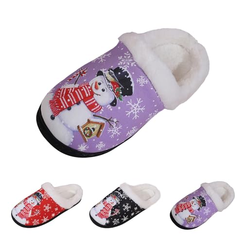 Gyaimxfu Hausschuhe Damen Winter Wärme Pantoffeln Kordsamt Voll Plüsch Weiche With Memory Foam Baumwolleschuhe Antirutsch Bequeme Outdoor/Indoor von Gyaimxfu