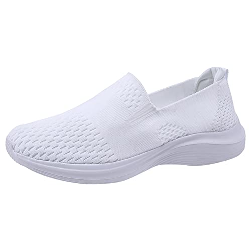 Gyaimxfu Orthopädische Schuhe Damen Sommer Leicht Schuhe Mit Weicher Sohle Casual rutschfest Turnschuhe Atmungsaktives Vermascht Walkingschuhe Sportschuhe Erhöhte Dämpfung Und Entlastung Der Füße von Gyaimxfu