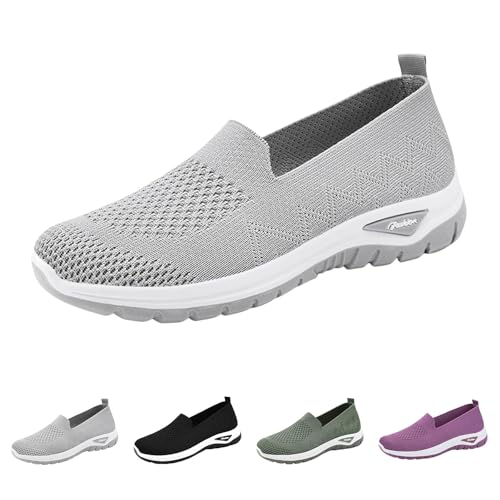 Gyaimxfu Orthopädische Schuhe Damen Walkingschuhe Damen Leicht Mode Weite H Vermascht Atmungsaktive Lässige Komfort Laufschuhe Bequeme Outdoor Sommerschuhe Turnschuhe 2026 von Gyaimxfu