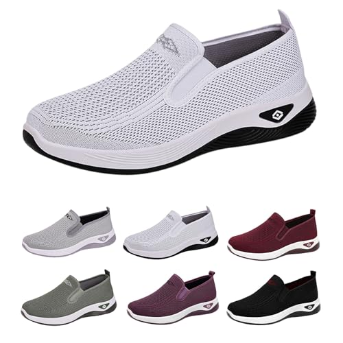 Gyaimxfu Orthopädische Schuhe Damen Walkingschuhe Damen Leicht Weite H Vermascht Atmungsaktive Lässige Komfort Laufschuhe Bequeme Outdoor Sommerschuhe Turnschuhe von Gyaimxfu