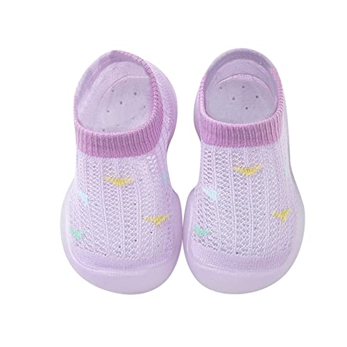 Gyaimxfu Puschies Barfußschuhe Baby, Lauflerner Schuhe Lauflerner Schuhe Stricken Kinderschuhe Weicher Boden Bodenschuhe Anti-Rutsch-Socke Schuhe Puschies Original Barfußschuhe Baby von Gyaimxfu