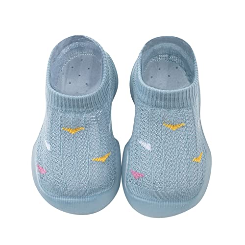 Gyaimxfu Puschies Barfußschuhe Baby, Lauflerner Schuhe Lauflerner Schuhe Stricken Kinderschuhe Weicher Boden Bodenschuhe Anti-Rutsch-Socke Schuhe Puschies Original Barfußschuhe Baby von Gyaimxfu