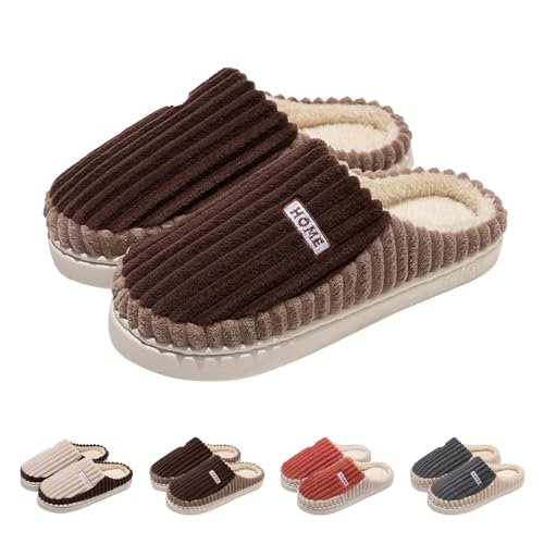 Hausschuhe Damen Herren Neue ,Winter Warme Waschbar Orthopädische Pantoffeln Bequeme Breite Füße Hallenschuhe Slip on Filzpantoffeln Rutschfeste Slippers mit Warmem Plüschfutter Hallux Valgus Schuhe Hausschuhe Damen Herren Neue ,Winter Warme Waschbar Orthopädische Pantoffeln Bequeme Breite Füße Hallenschuhe Slip on Filzpantoffeln Rutschfeste Slippers mit Warmem Plüschfutter Hallux Valgus Schuhe von Gyaimxfu