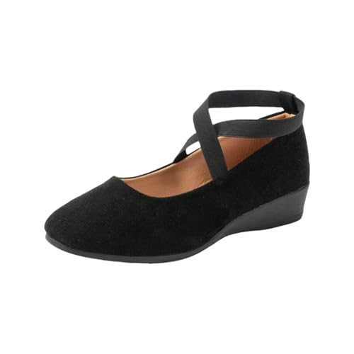 Sale Angebote，Balerinaschuhe Damen Schuhe Flache Bequeme Freizeit Pumps Schuhe Orthopädische Sommer Passform Weich und Bequem Weiches Loafer Leichte Elegant Ballerinas Schlupfschuhe von Gyaimxfu