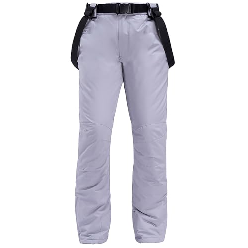Tagesangebote Heute,Damen wasserdichte,Winter Skihose mit Verstellbaren Trägern Overall Winddichte Schneehose Frauen Softshellhose Outdoor Warme Skihose Winterhose Thermohose Snowboardhose Wander 1 von Gyaimxfu