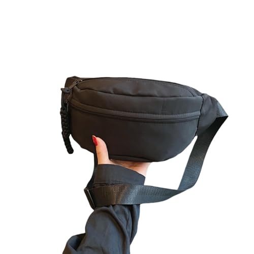 Gyios Bauchtasche Damen Bum Tasche Taille Fanny Pack Für Frauen Männer Mode Packs Bumbag Kreuz Körper Verstellbare Reise Große Taschen Laufen Wandern Im Freien-schwarz von Gyios