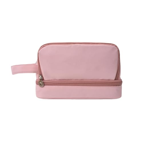 Gyios FedermäPpchen Große Kapazität Bleistifthülle Mit Fächern, Niedliche Ästhetische Für Sekundarschule-rosa von Gyios