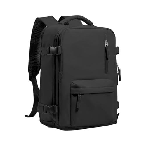 Gyios Rucksack Flugzeug Genehmigt 40x30x20 Für Kurze Entfernungen Kabinentasche Reise Handgepäck-schwarz von Gyios