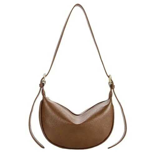 Gyios Schultertasche Damen Crossbody -taschen Für Frauen Große Kapazität Handtaschen Weiche Umhängetaschen Weibliche Lässige Reisetasche Hobos Bag Vintage Sac-braun von Gyios
