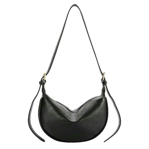Gyios Schultertasche Damen Crossbody -taschen Für Frauen Große Kapazität Handtaschen Weiche Umhängetaschen Weibliche Lässige Reisetasche Hobos Bag Vintage Sac-schwarz von Gyios