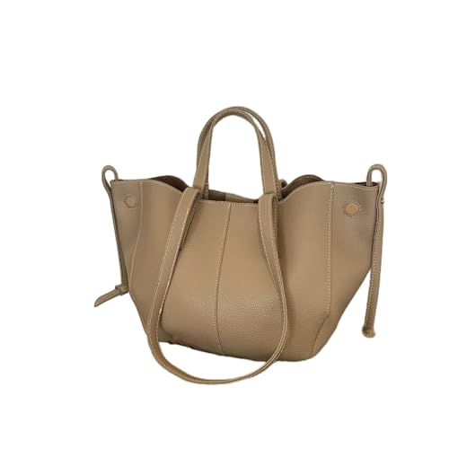 Gyios Schultertasche Damen Kleines Nischendesign Große Kapazität Pendlertasche Für Frauen 2024 Neues Herbst Retro Fashion Handtasche Vielseitige Tasche Tasche-grau von Gyios