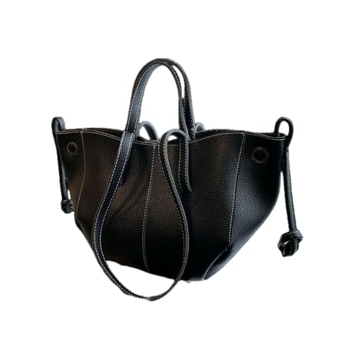 Gyios Schultertasche Damen Kleines Nischendesign Große Kapazität Pendlertasche Für Frauen 2024 Neues Herbst Retro Fashion Handtasche Vielseitige Tasche Tasche-schwarz von Gyios