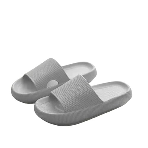 Gyios hausschuhe Frauen Sommer Pantoffeln Dicke Sohle Weiche Haushalt Anti Skid Atmungsaktive Flache Sandalen-grau-36-37 Gyios hausschuhe Frauen Sommer Pantoffeln Dicke Sohle Weiche Haushalt Anti Skid Atmungsaktive Flache Sandalen-grau-36-37 von Gyios