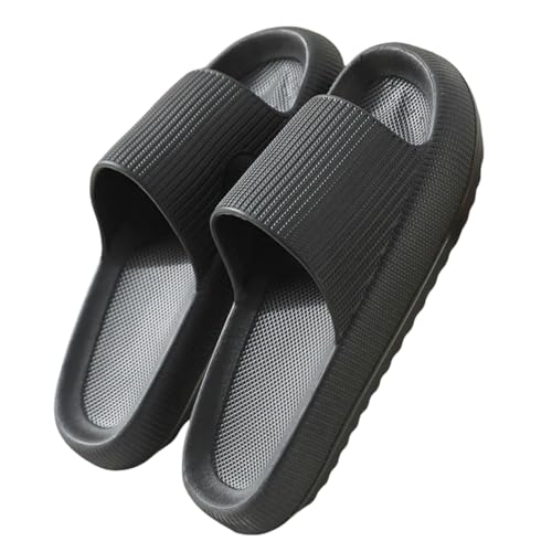 Gyios hausschuhe Frauen Sommer Pantoffeln Dicke Sohle Weiche Haushalt Anti Skid Atmungsaktive Flache Sandalen-schwarz-44-45 Gyios hausschuhe Frauen Sommer Pantoffeln Dicke Sohle Weiche Haushalt Anti Skid Atmungsaktive Flache Sandalen-schwarz-44-45 von Gyios