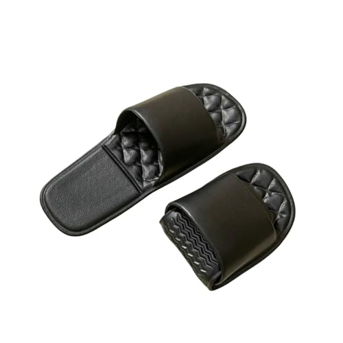 Gyios hausschuhe Leichte Pantoffeln Faltbare Reise Für Männer Und Frauen Tragbare Hotelzimmerrutschen-schwarz-45 von Gyios