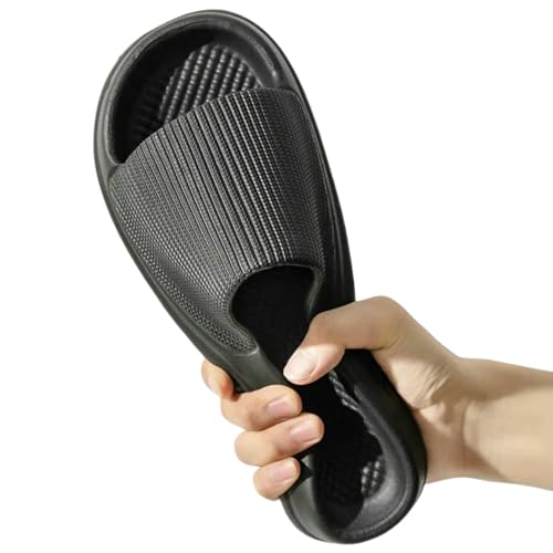 Gyios hausschuhe Männer Pantoffeln Eva Leichtgewicht Weiche Freizeitreise Große Größe Schuhe Zuhause Badezimmer Sommer Strand Sandalen-schwarz-45-46 Gyios hausschuhe Männer Pantoffeln Eva Leichtgewicht Weiche Freizeitreise Große Größe Schuhe Zuhause Badezimmer Sommer Strand Sandalen-schwarz-45-46 von Gyios