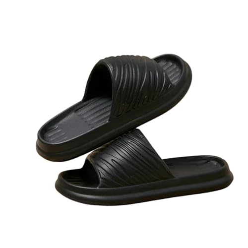 Gyios hausschuhe Sommer Dicke Plattform Pantoffeln Anti-rutsch Flache Absätze Badezimmer Flip Flops Strandsandalen-schwarz-40-41 Gyios hausschuhe Sommer Dicke Plattform Pantoffeln Anti-rutsch Flache Absätze Badezimmer Flip Flops Strandsandalen-schwarz-40-41 von Gyios