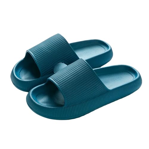 Gyios hausschuhe Sommer Plattform Pantoffeln Für Männer Und Frauen Eva Weiche Sohle Anti-rutsch Badezimmer Rutschen-blau-42-43 Gyios hausschuhe Sommer Plattform Pantoffeln Für Männer Und Frauen Eva Weiche Sohle Anti-rutsch Badezimmer Rutschen-blau-42-43 von Gyios