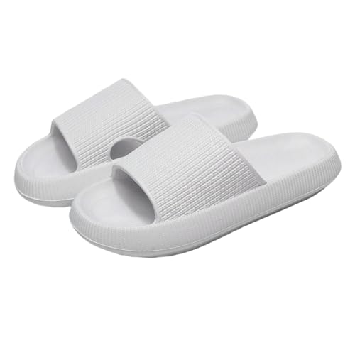 Gyios hausschuhe Sommer Plattform Pantoffeln Für Männer Und Frauen Eva Weiche Sohle Anti-rutsch Badezimmer Rutschen-weiß-40-41 Gyios hausschuhe Sommer Plattform Pantoffeln Für Männer Und Frauen Eva Weiche Sohle Anti-rutsch Badezimmer Rutschen-weiß-40-41 von Gyios