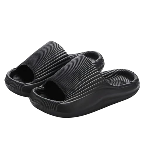 Gyios hausschuhe Unisex Sommer Flache Sandalen Indoor Weiche Bottom Pantoffeln Anti-rutsch Strandschuhe-schwarz-44-45 Gyios hausschuhe Unisex Sommer Flache Sandalen Indoor Weiche Bottom Pantoffeln Anti-rutsch Strandschuhe-schwarz-44-45 von Gyios