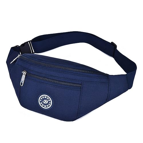 Gyios umhängetasche Männer wasserdichte Gürtelbeutel Mode Chest Pack Männliche Taillenbeutel Outdoor Sport Fanny Pack Herren -Reise -umhängetaschen-blau von Gyios