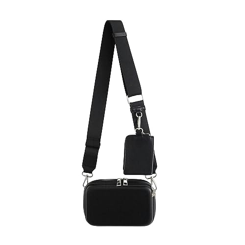 Gyios umhängetasche Mode Männer Umhängetasche Lässige Schulter -Messenger -Taschen Für Männer Quadratische Handtasche Herren Schlinge-schwarz von Gyios