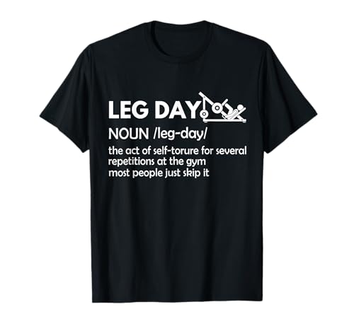 Leg Day Definition Herren Gym Pumpenabdeckung Oversized Gym Workout T-Shirt Leg Day Definition Herren Gym Pumpenabdeckung Oversized Gym Workout T-Shirt von Gym Bro Wear Tees