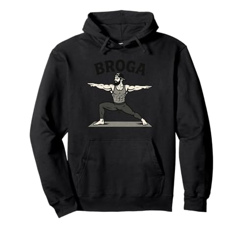 Broga: Yoga-Fitness-Pose-Fitnessstudio für bärtige Männer Pullover Hoodie Broga: Yoga-Fitness-Pose-Fitnessstudio für bärtige Männer Pullover Hoodie von Gym Culture Bro and Yoga