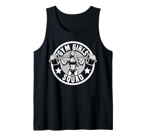 Gym Girls Squad Lustige Fitnessstudio-Zitate Fitness-Frau Tank Top Gym Girls Squad Lustige Fitnessstudio-Zitate Fitness-Frau Tank Top von Gym Girls Squad Gym People Gym Woman Outfits