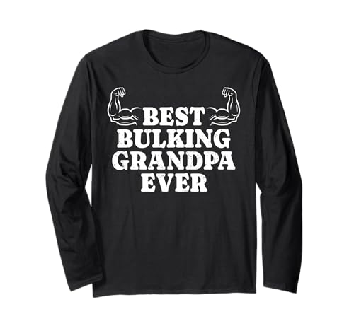 Der Beste Bulking Opa Aller Zeiten Lustiges Bodybuilding-Training für alte Männer Langarmshirt Der Beste Bulking Opa Aller Zeiten Lustiges Bodybuilding-Training für alte Männer Langarmshirt von Gym Grandpa Designs by A Dad Who Workout